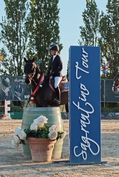 Cate Kerr is a double four-star winner in Italy
